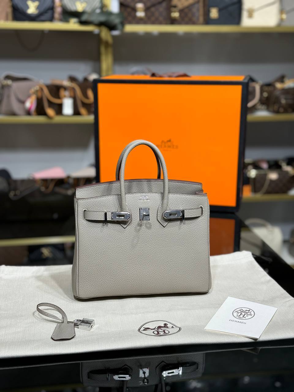 Hermes Birkin 25 Togo Leather Worldwide FREE SHIPPING