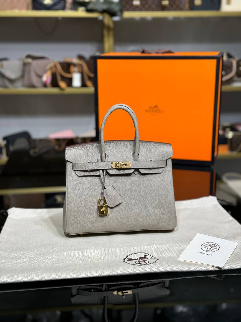 Hermes Birkin 25 Togo Leather Worldwide FREE SHIPPING