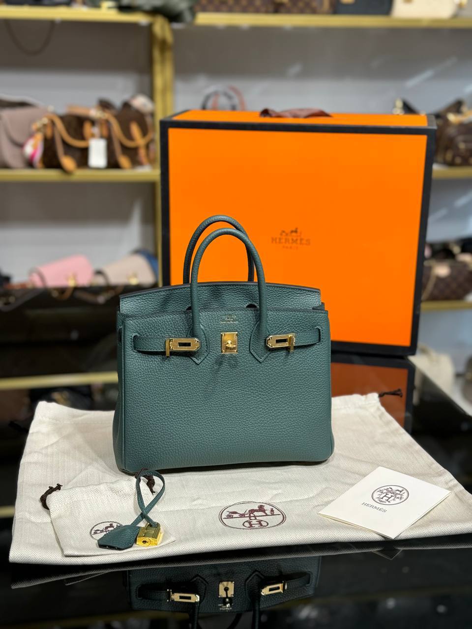 Hermes Birkin 25 Togo Leather Worldwide FREE SHIPPING