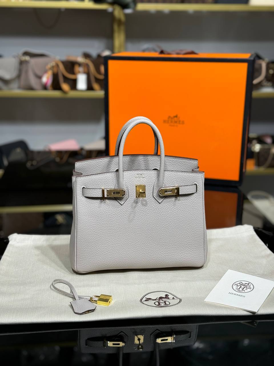 Hermes Birkin 25 Togo Leather Worldwide FREE SHIPPING