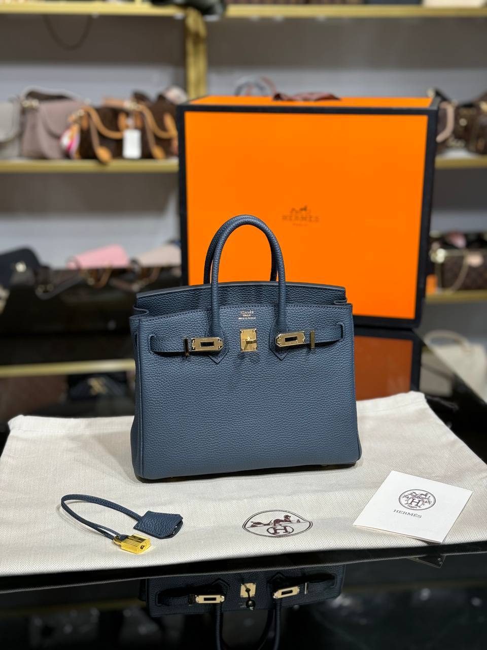 Hermes Birkin 25 Togo Leather Worldwide FREE SHIPPING