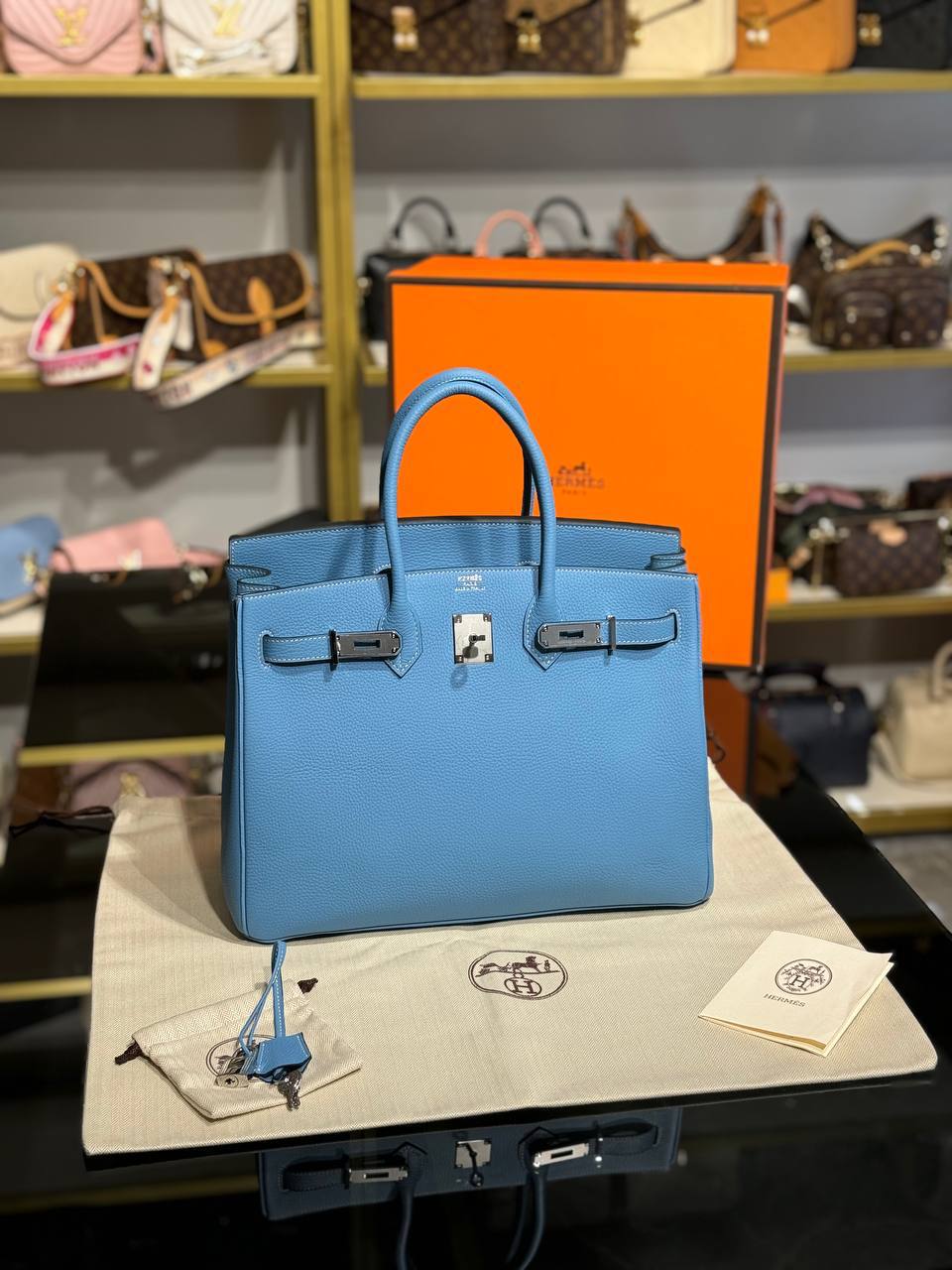 Hermes Birkin 25 Togo Leather Worldwide FREE SHIPPING