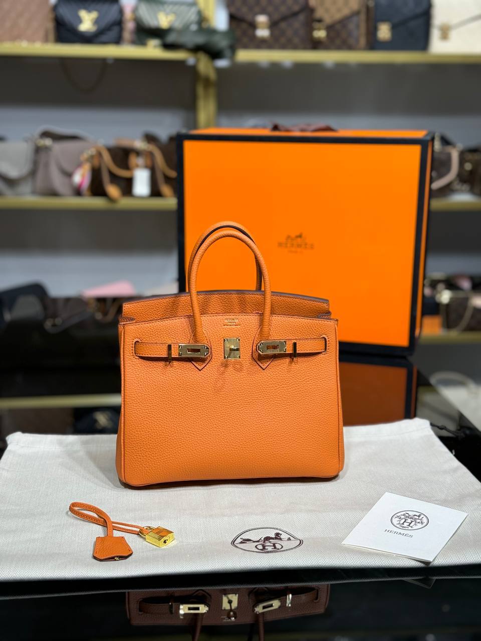Hermes Birkin 25 Togo Leather Worldwide FREE SHIPPING