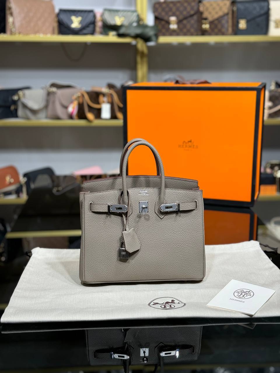 Hermes Birkin 25 Togo Leather Worldwide FREE SHIPPING