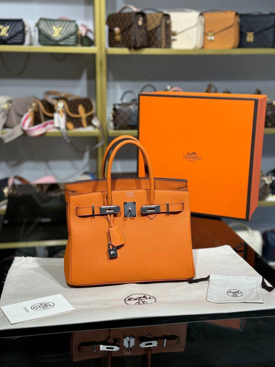 Hermes Birkin 25 Togo Leather Worldwide FREE SHIPPING