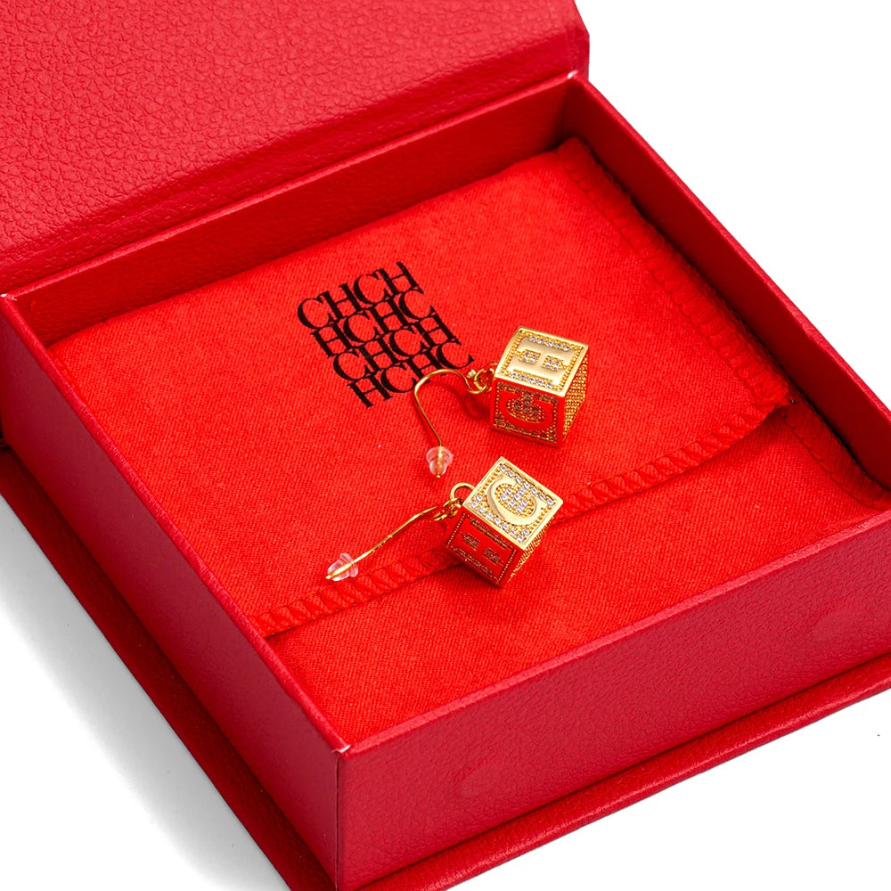 CILMI HARVILL CHHC 2024 Women's Earrings With Inlay Design Elegant Luxurious Lightweight Metal Material christmas gift