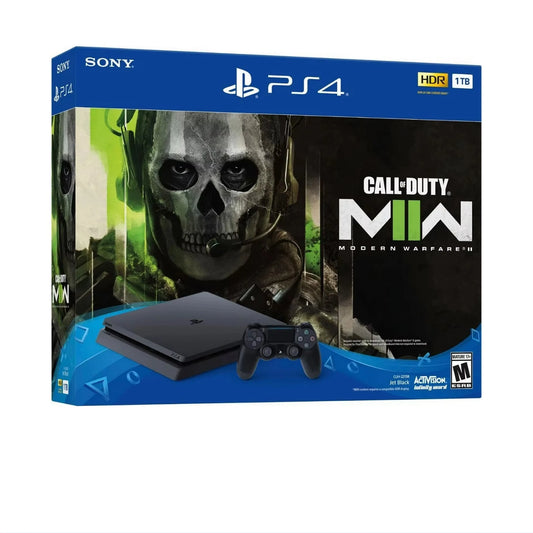 Sony PlayStation 4 Slim Call of Duty Modern Warfare II Bundle 1TB PS4 Gaming Console, Jet Black FREE SHIPPING