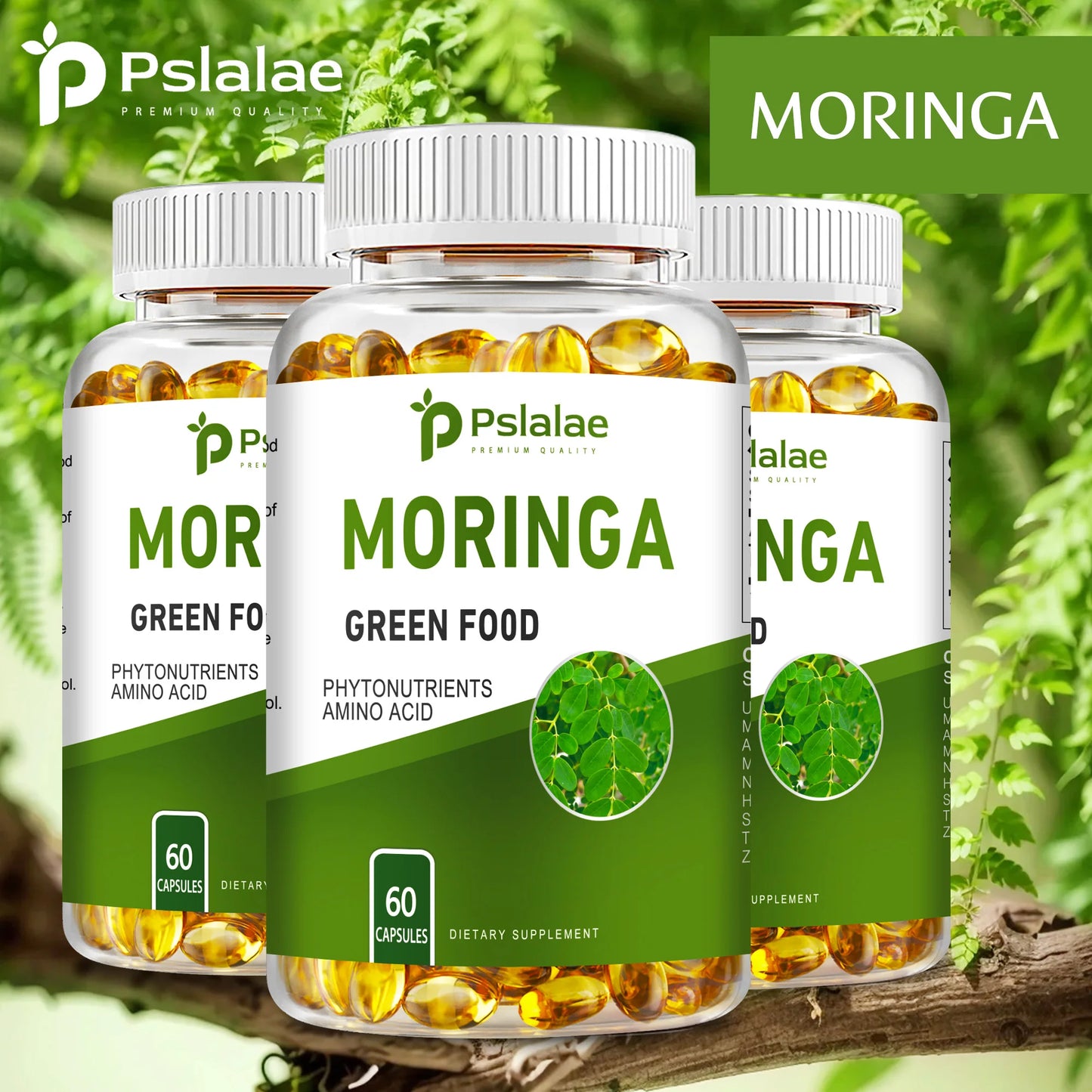 Moringa Capsules - Supports Digestion and Heart, Promotes Immune System Health and Brain Health - 60 Capsules FREE SHPPING