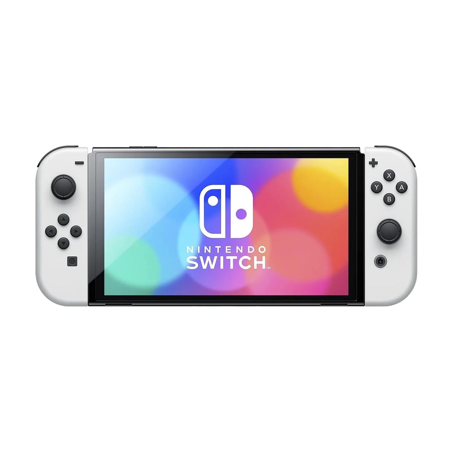 Nintendo Switch OLED Model with White and Black Joy-Con