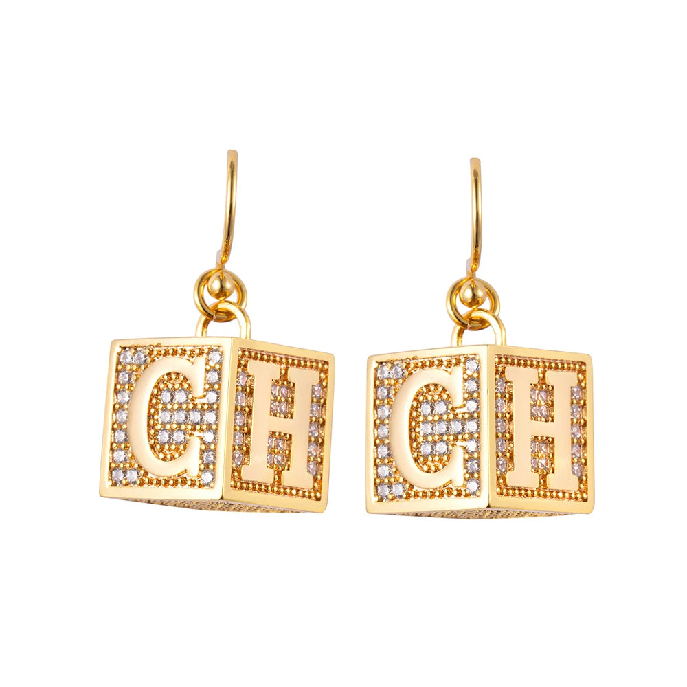 CILMI HARVILL CHHC 2024 Women's Earrings With Inlay Design Elegant Luxurious Lightweight Metal Material christmas gift