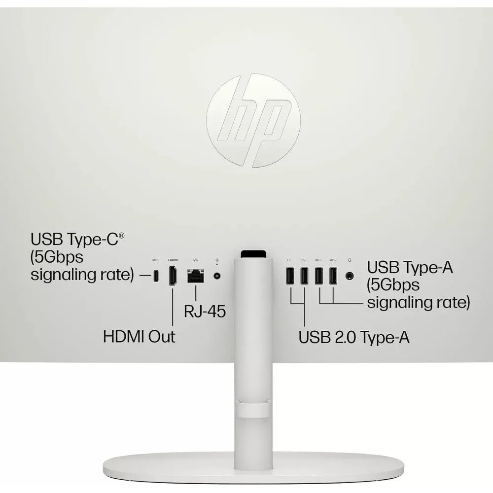 HP 21.5" All-in-One Desktop,Intel Celeron J4025,32GB RAM,2TB SSD,Intel UHD Graphics 600,Windows 11 Pro,White