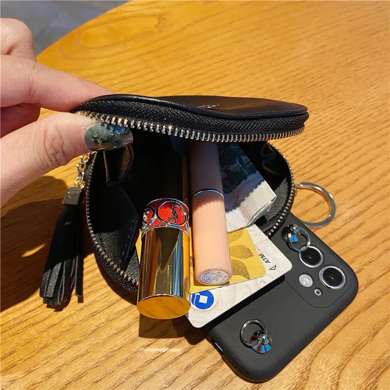Big Love heart wallet lipstick bag crossbody lanyard girl gift case for iphone 16Pro Max 15 12 11 13 14Pro Max Xs Xr 8plus cover