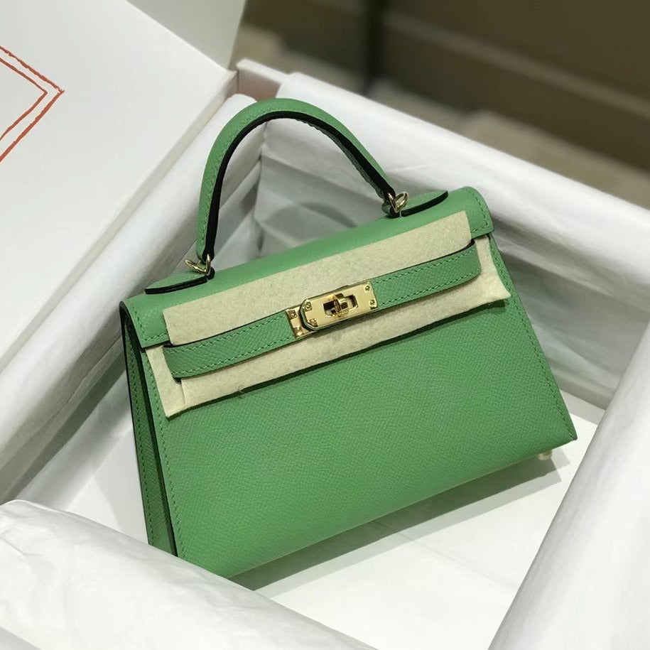 Mini High-End Second-Generation Crocodile Pattern Shoulder Kely Bag