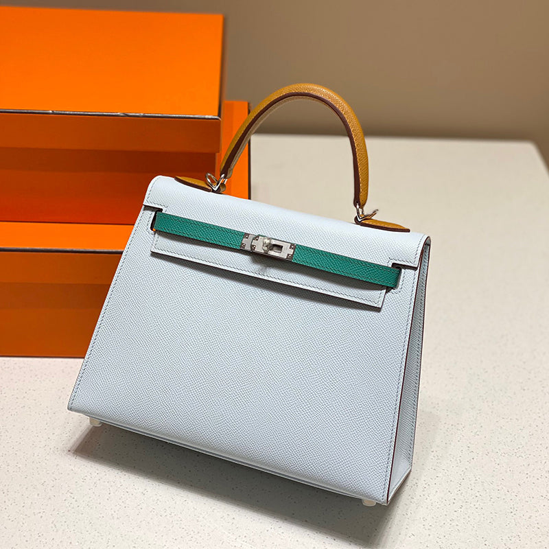 Mini High-End Second-Generation Crocodile Pattern Shoulder Kely Bag