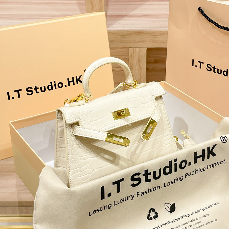 Mini Leather Second Generation Fancy Fall and Winter Kelly Bag