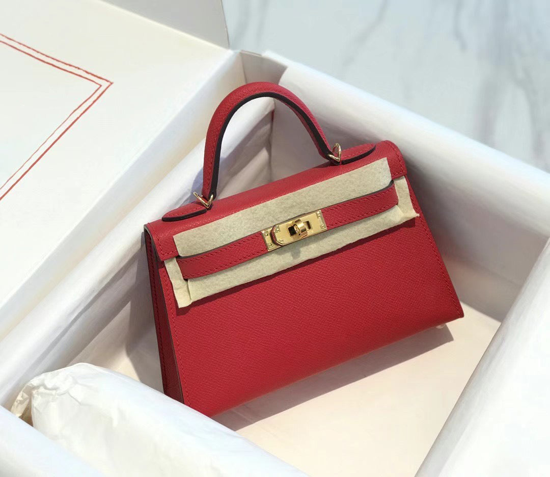 Mini High-End Second-Generation Crocodile Pattern Shoulder Kely Bag