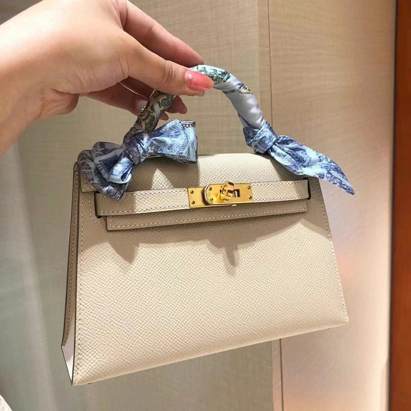 Mini High-End Second-Generation Crocodile Pattern Shoulder Kely Bag