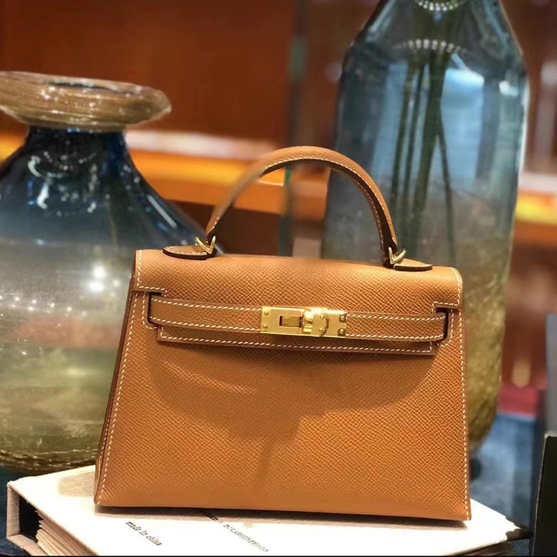 Mini High-End Second-Generation Crocodile Pattern Shoulder Kely Bag