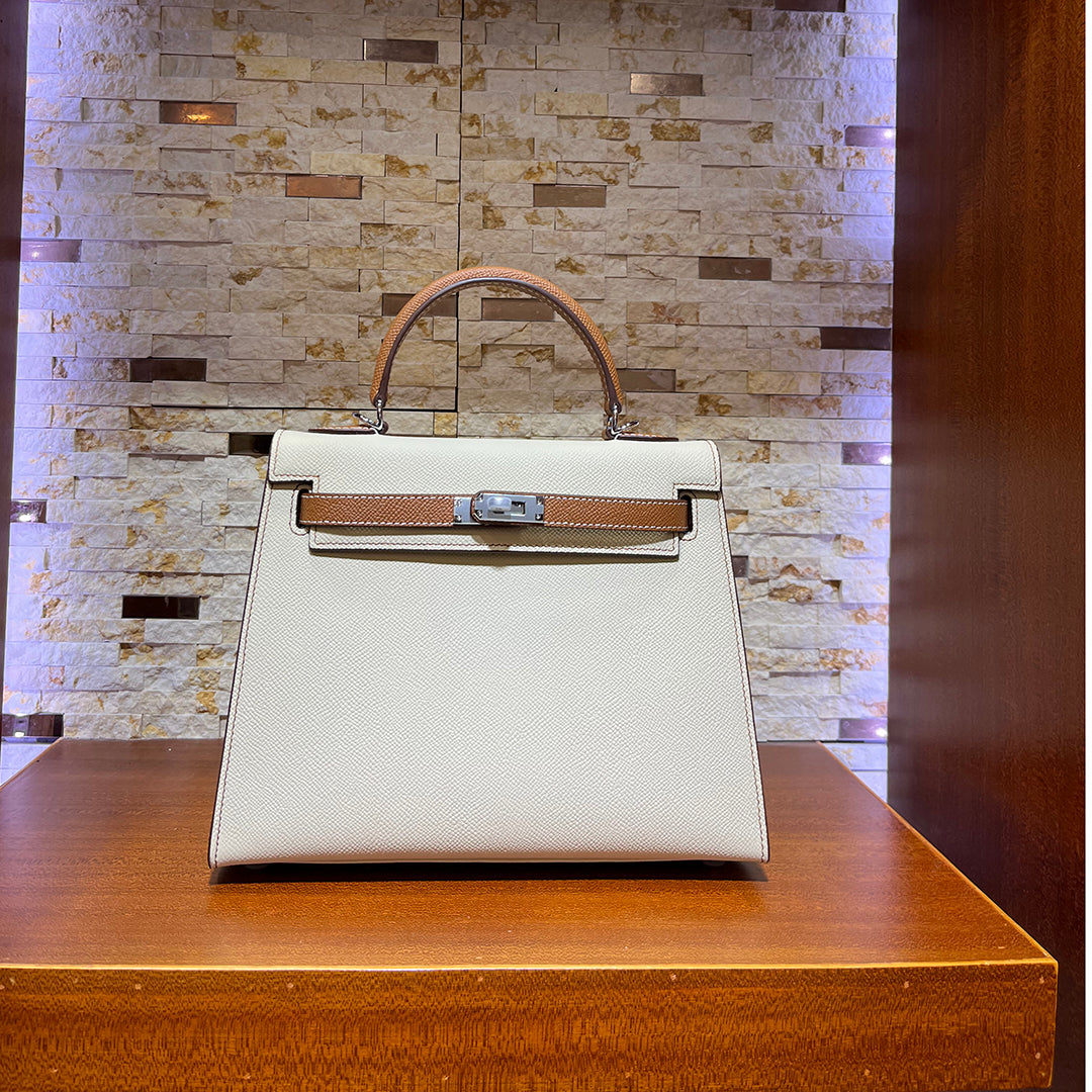 Mini High-End Second-Generation Crocodile Pattern Shoulder Kely Bag