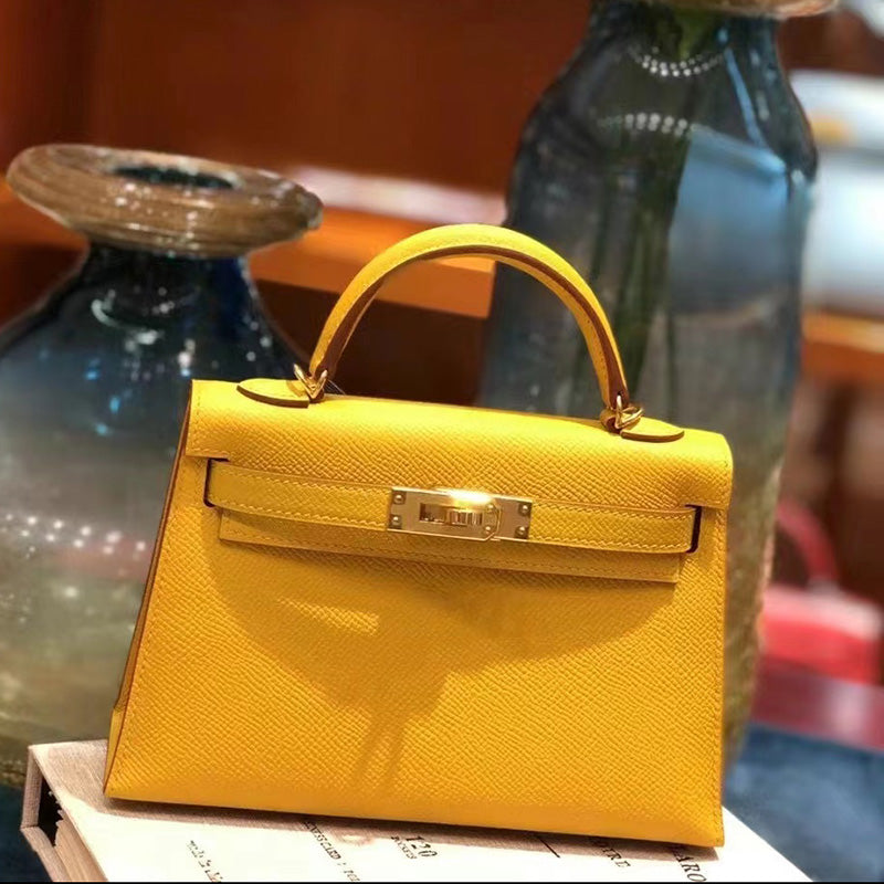 Mini High-End Second-Generation Crocodile Pattern Shoulder Kely Bag