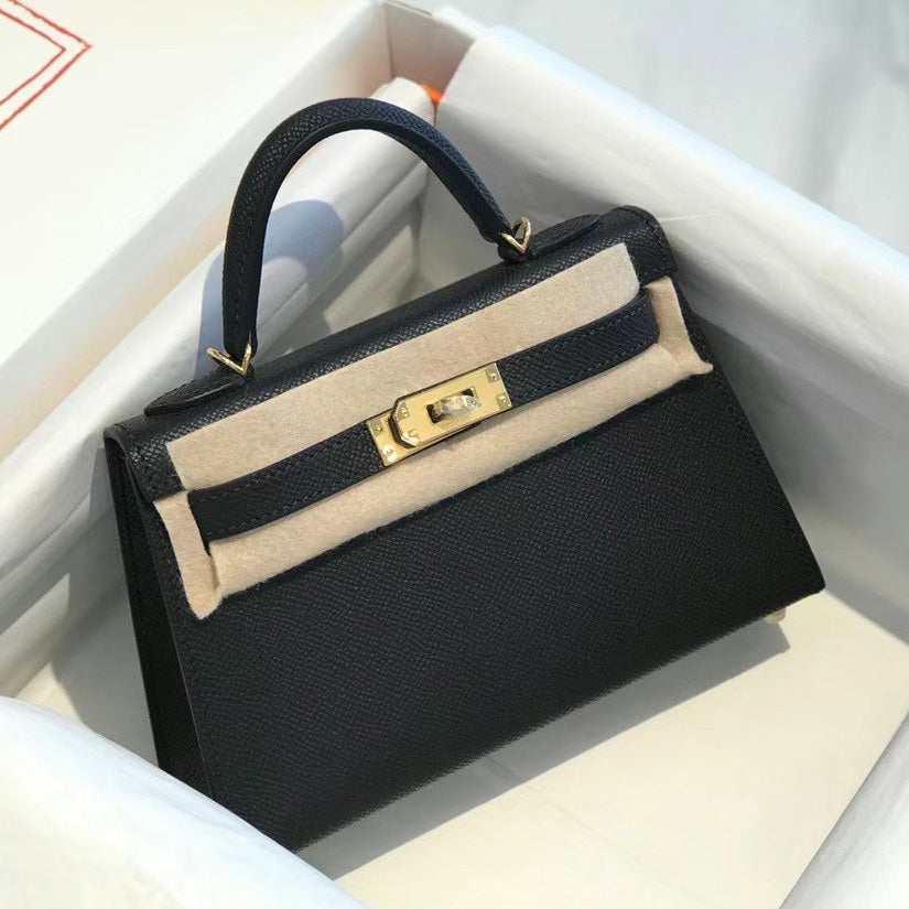 Mini High-End Second-Generation Crocodile Pattern Shoulder Kely Bag