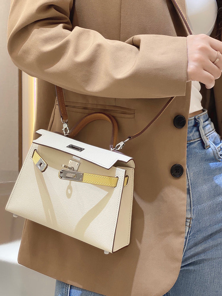 Mini High-End Second-Generation Crocodile Pattern Shoulder Kely Bag