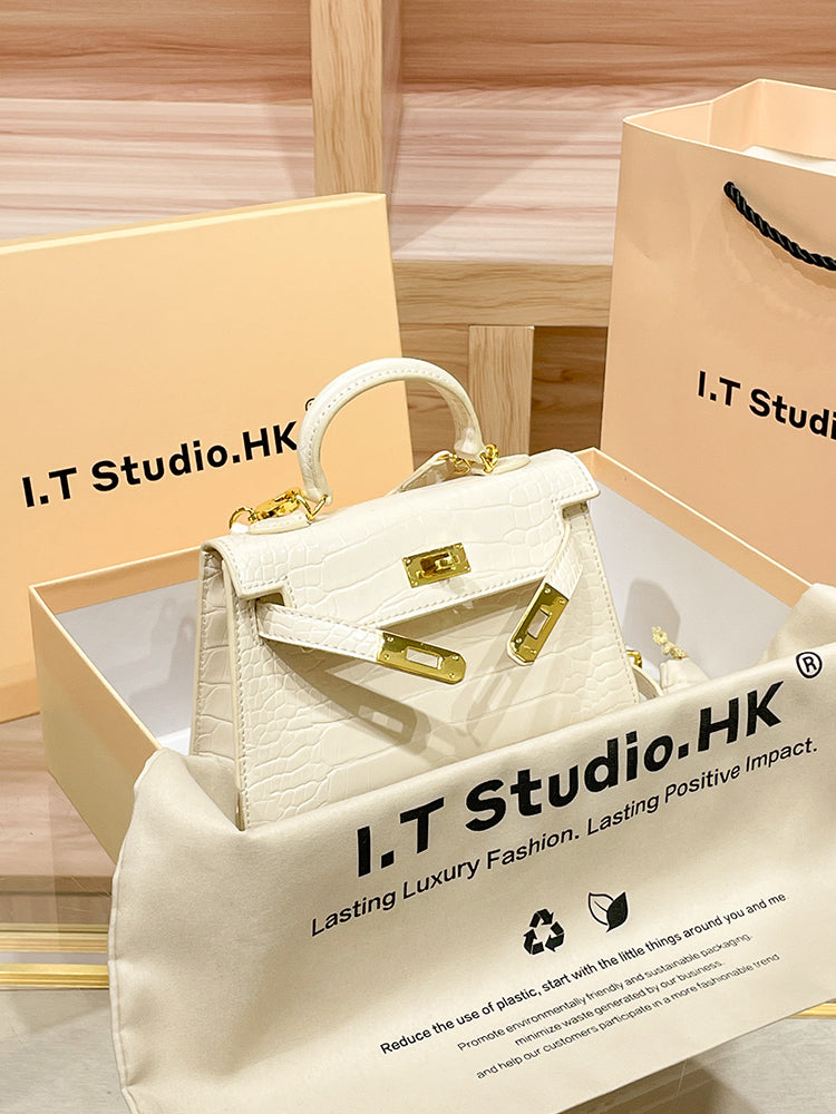 Mini Leather Second Generation Fancy Fall and Winter Kelly Bag