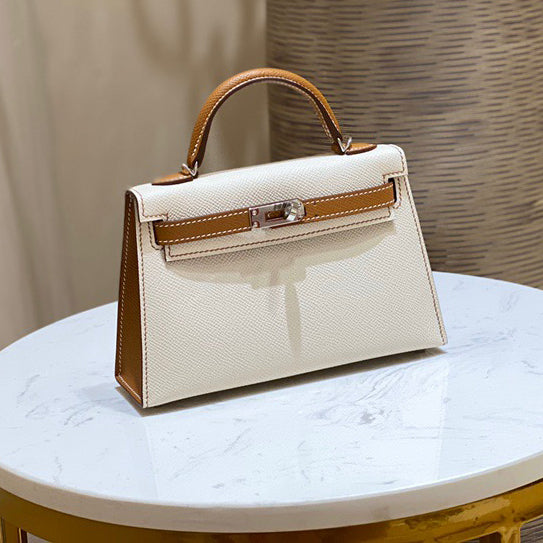 Mini High-End Second-Generation Crocodile Pattern Shoulder Kely Bag