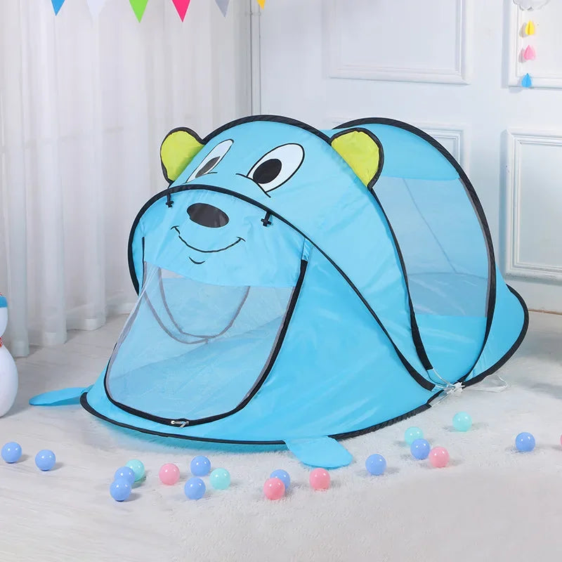 Cartoon Animal Children Play House Outdoors Pop Up Toy Tent Indoor Net Baby Ball Pit Pool New Portable Tiger kids' Tent Gifts FREE Shipping