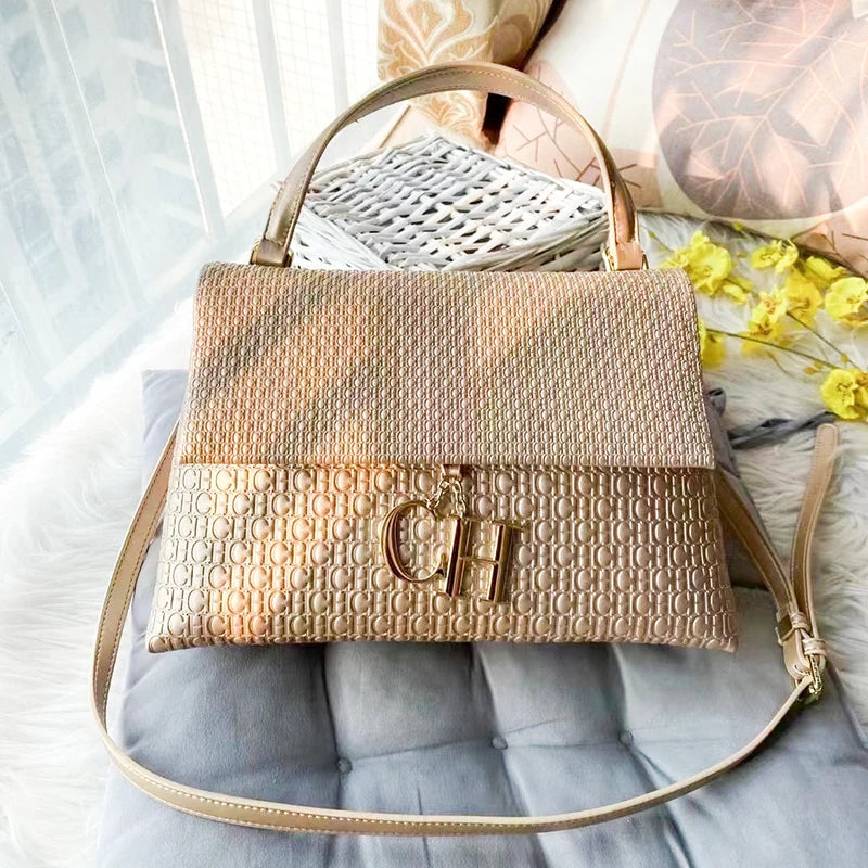 CH Fashion Women's Bag Design Sense Hundred Brand Elegant Crossbody Letter Design Women's Bag with Shopping Handbag