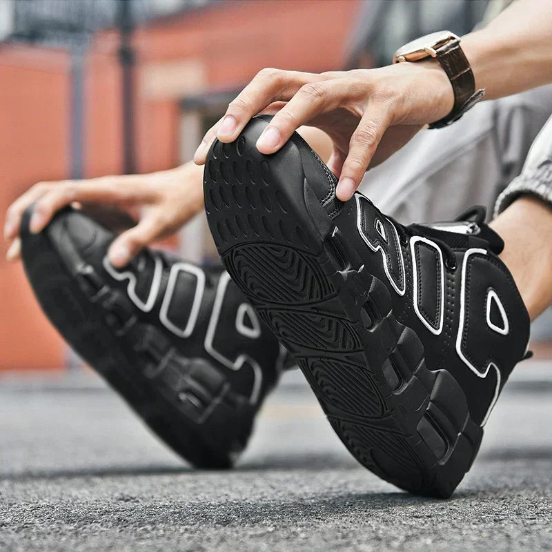 Men's Lightweight Running Shoes – Outdoor Sports Walking Sneakers, Cushioned Lace-up Athletic Training Shoes