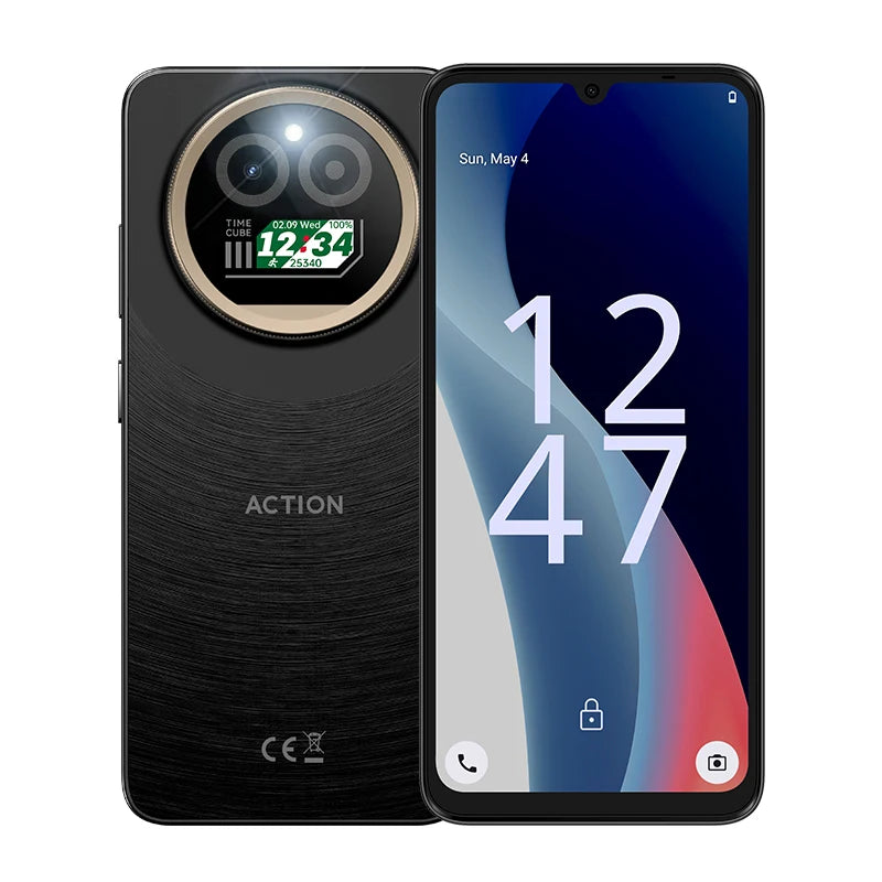 IIIF150 Action A5Pro Phone Dual Screen Design Smartphone Android 15 8GB RAM 256GB ROM 6.8" HD+ Display 5100mAh Samsung  S24FREE Shipping