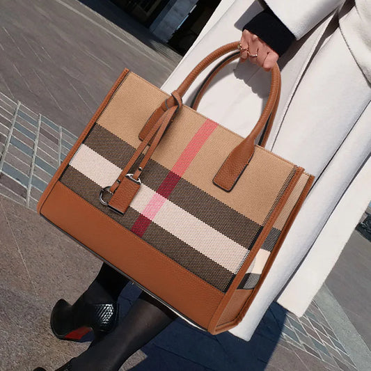 Fashion  Women's Handbag Classic Versatile Large Capacity Cowhide Single Shoulder Crossbody Bag