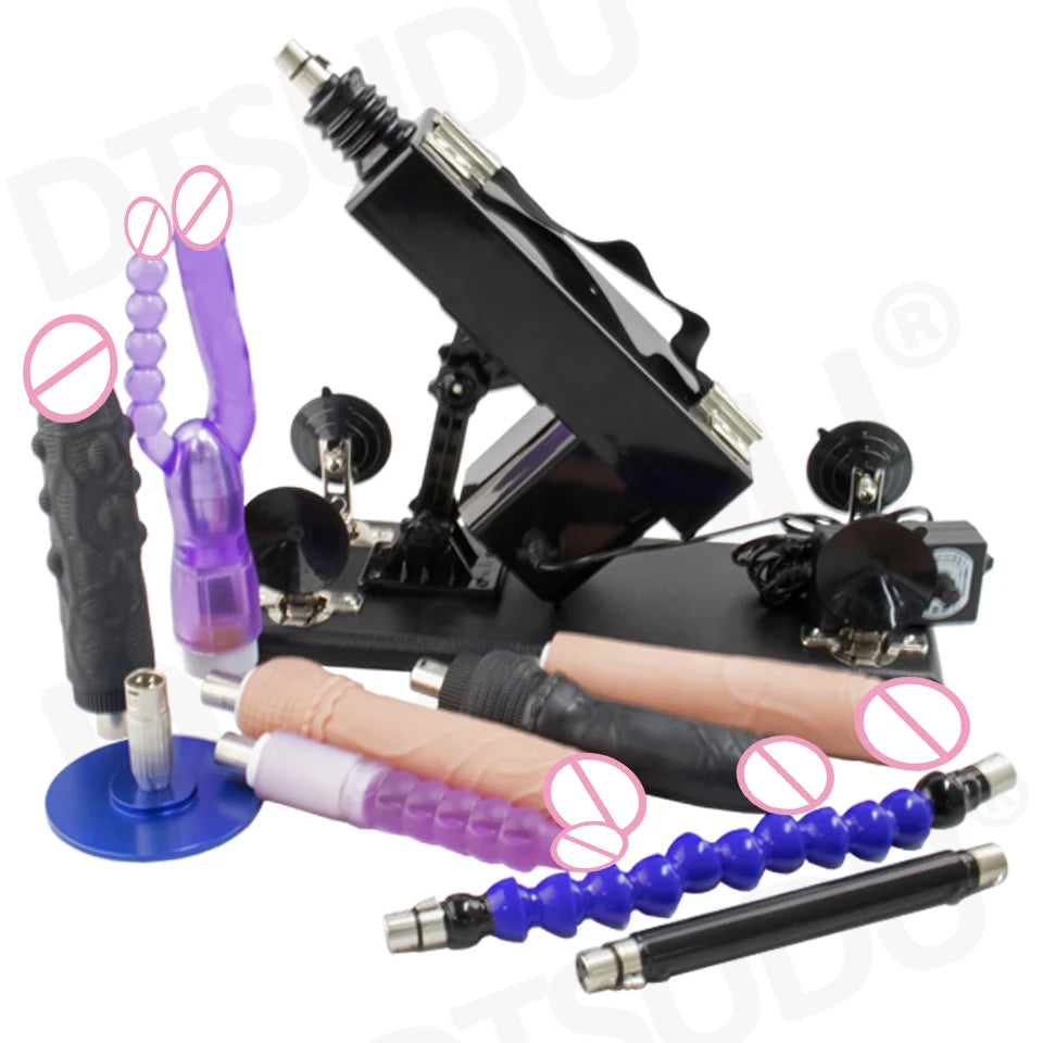 FREDORCH Sex Machine for Woman Adjustable Masturbating Pumping with 3XLR Accessories Sex Gun Love Machine for Men Adult Toys FREE Shipping
