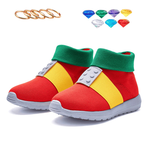Knuckles shoes sonic Knuckles shoes for boys shoes for kids zapatillas zapatos para niños FREE SHIPPING