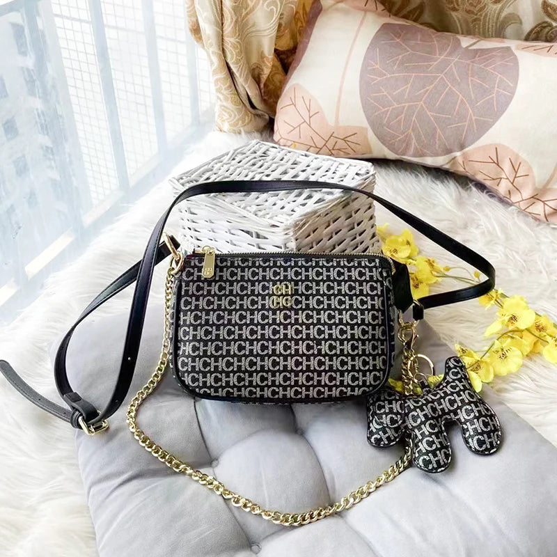 CH Fashion Simple Hundred Brand Elegant Crossbody Women's Bag Letter Design Women's Bag With Shopping