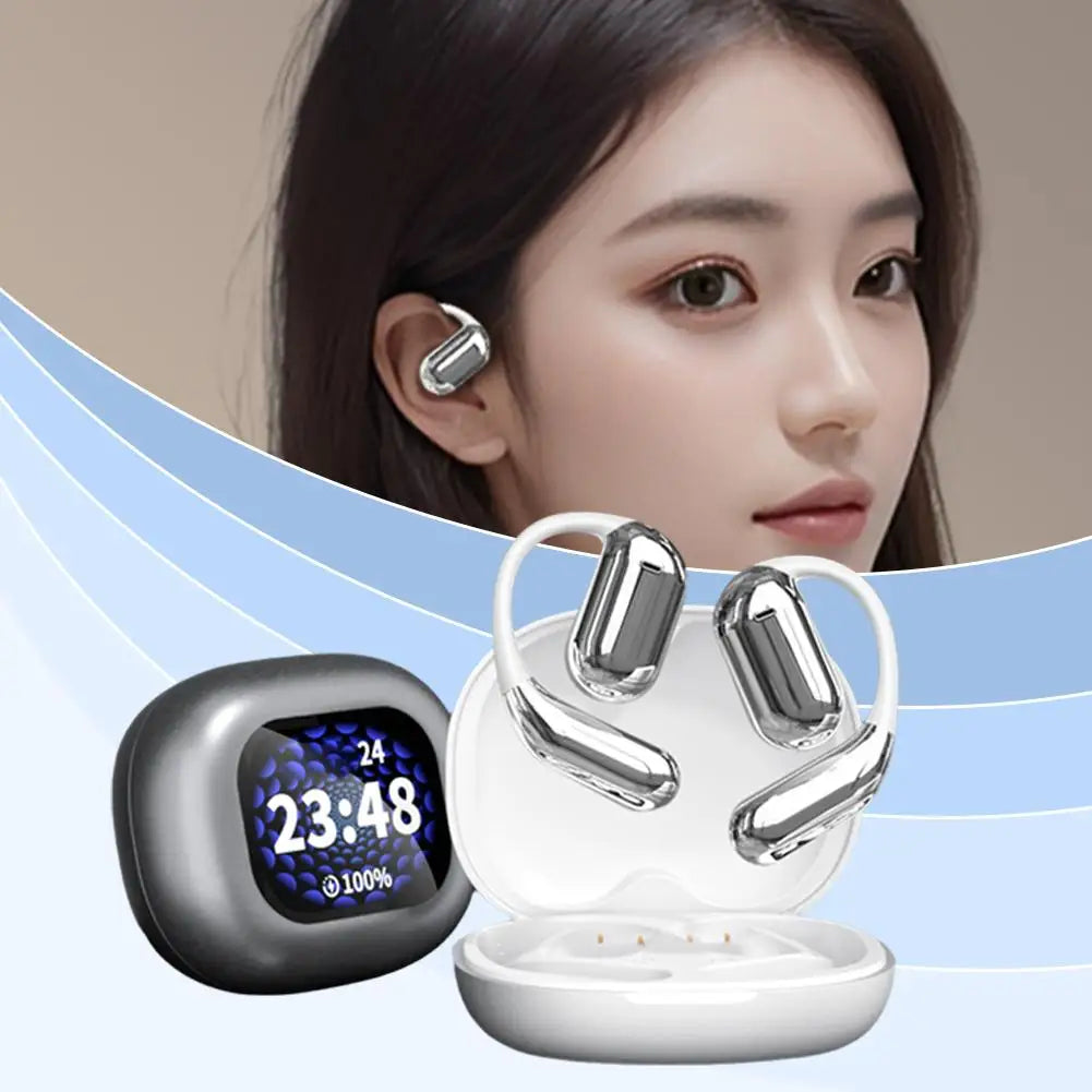 Q16Pro Wireless Bluetooth Headset with Long Battery Life Secure Hanging Ear Design Comfortable Painless Bluetooth Headphone