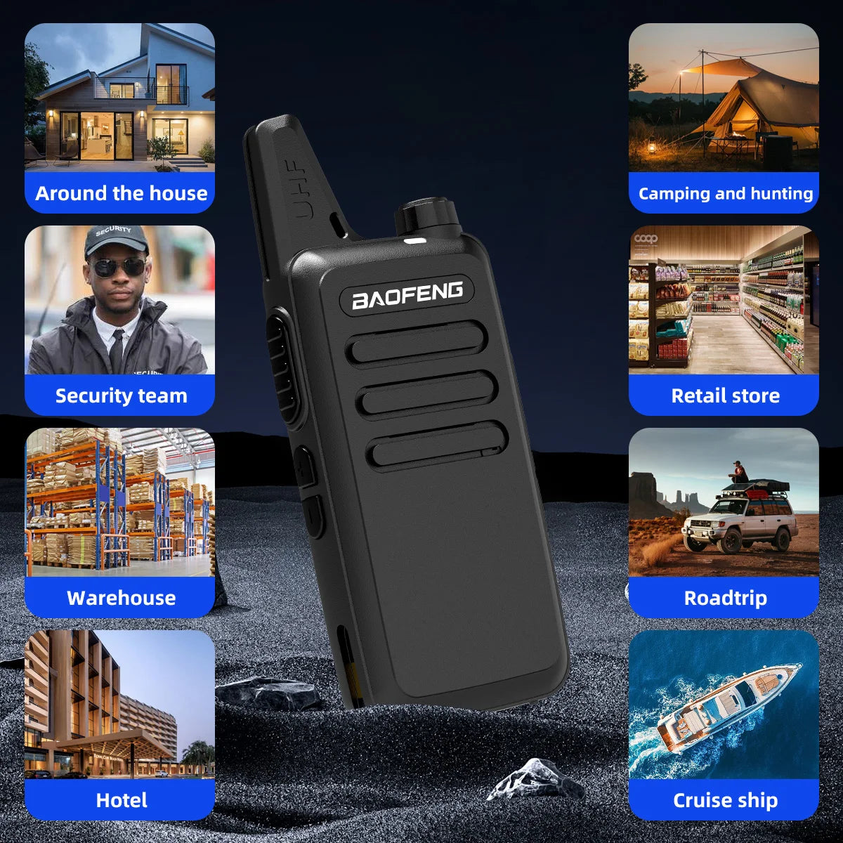 BAOFENG BF-888S Upgraded Walkie Talkies T20 Long Range Walkie Talkie for Adults with Earpiece Mic Rechargeable 2-Way Radios Hand Free Shipping