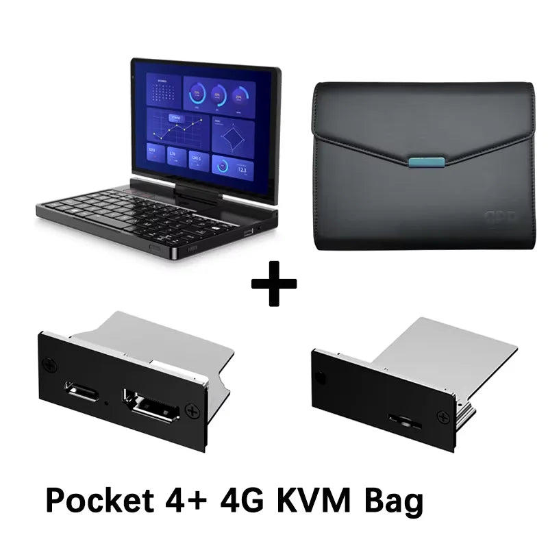 New 2025 version In stock! Original GPD Pocket 4 8.8-inch AMD AI 9 HX 370 64GB RAM 2TB NVMe Mini Laptop Computer for business FREE Shipping