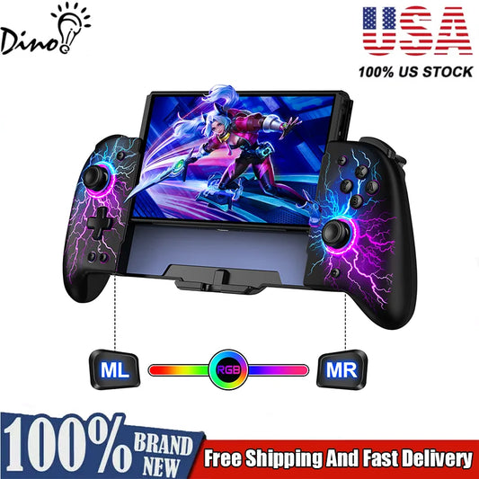 For Nintendo Switch/OLED Controller Hall Effect Wireless Switch Controller One-Piece Switch Joypad with 1000mAh Battery FREE Shipping