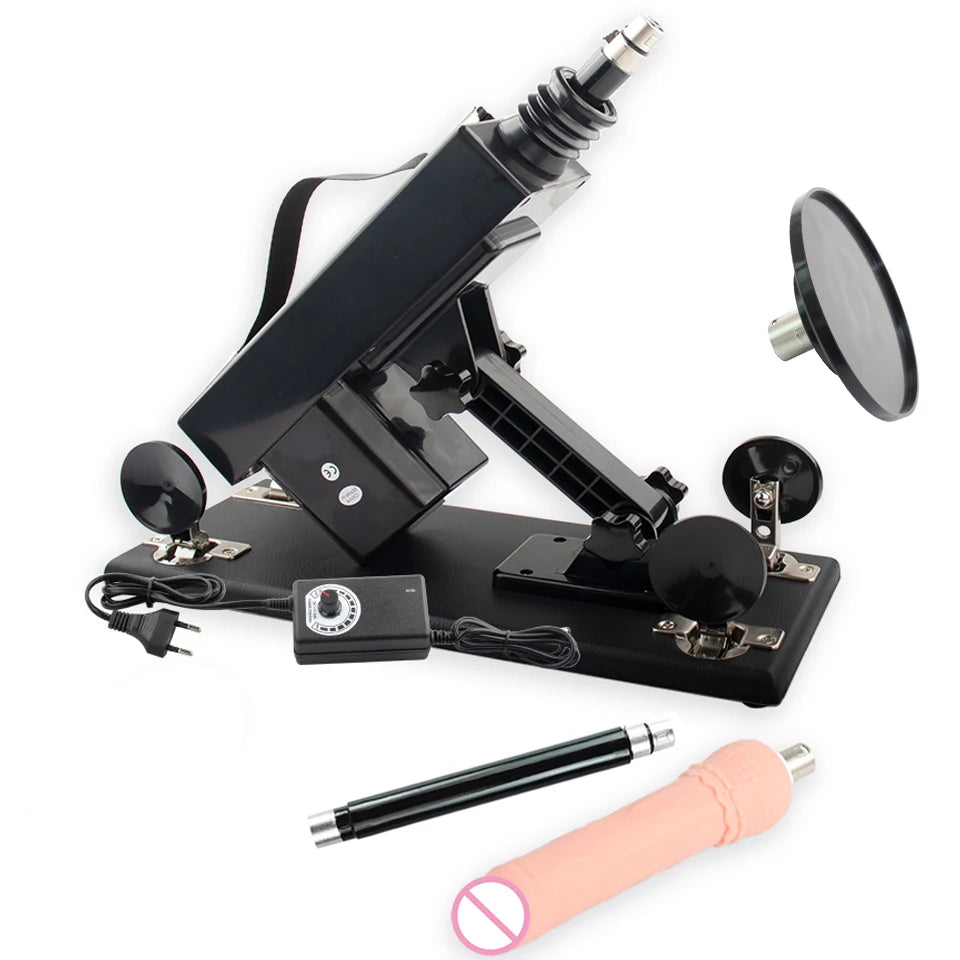 FREDORCH Sex Machine for Woman Adjustable Masturbating Pumping with 3XLR Accessories Sex Gun Love Machine for Men Adult Toys FREE Shipping
