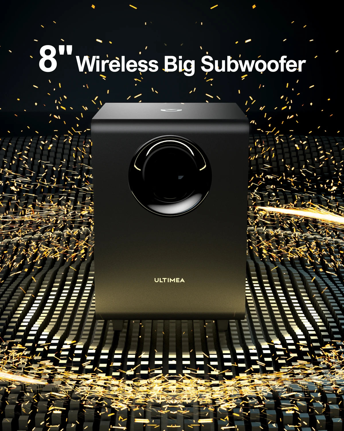 ULTIMEA 5.1.2 Dolby Atmos Soundbar, 360° ASL-Aural Spatial & Localization Technology, 4K HDR Pass-through Bluetooth Home Theater