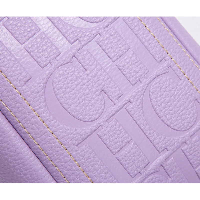 CH High Quality Solid Color Women's Handbag Fashion Season New Product Simple Women's Shoulder Bag Unique Bag Design