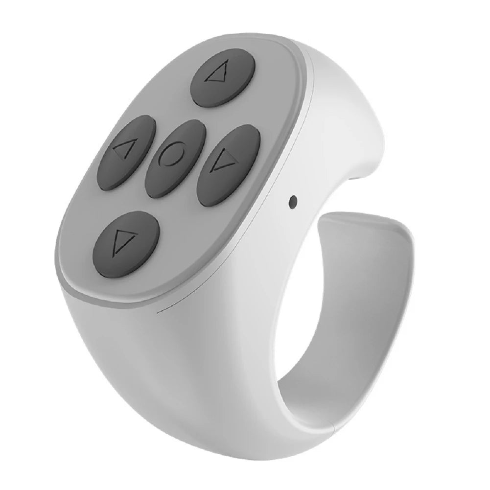 Wireless Bluetooth Ring Remote Control Fingertip Selfie Video Controller For Tik Tok Page Turner Browsing For for iOS Android