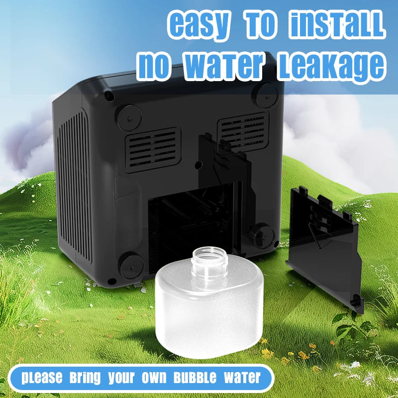 26 hole double hole portable ultra small bubble machine kindergarten birthday outdoor without battery without bubble water FREE Shipping