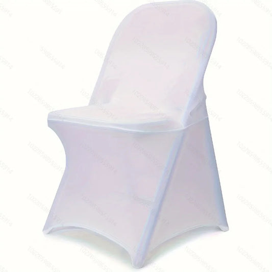 READOR 30/50/100Pcs stretch party banquet chair slipcovers white wedding spandex folding chair cover for events Forro para sillas FREE Shipping