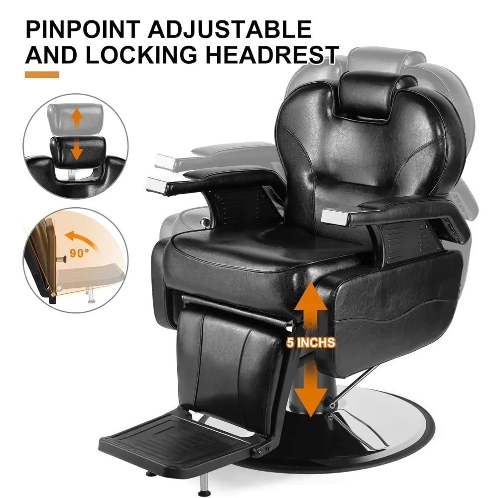 Barber Chairs Heavy Duty All Purpose Salon Chair Hydraulic Recline Barber Chair Beauty Salon Equipment FREE Shipping