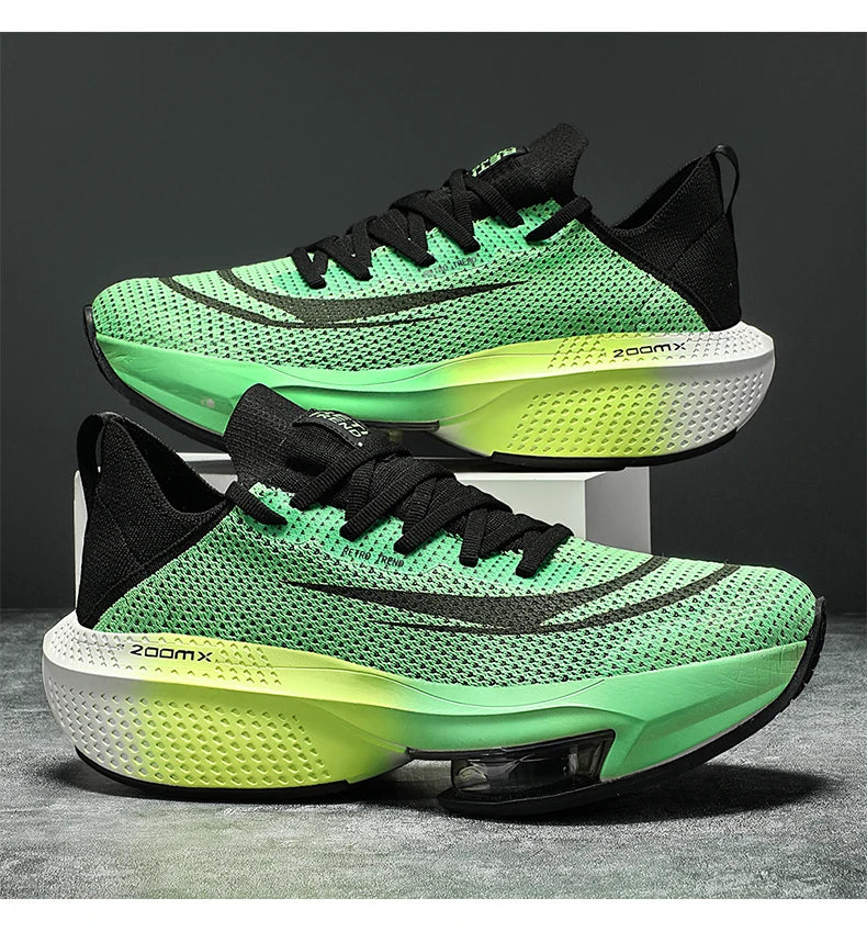 Running Shoes Air Cushion Speciality Marathon Men Sports Breathable Lightweight Women's Comfortable Athletic Nonskid Sneakers ﻿