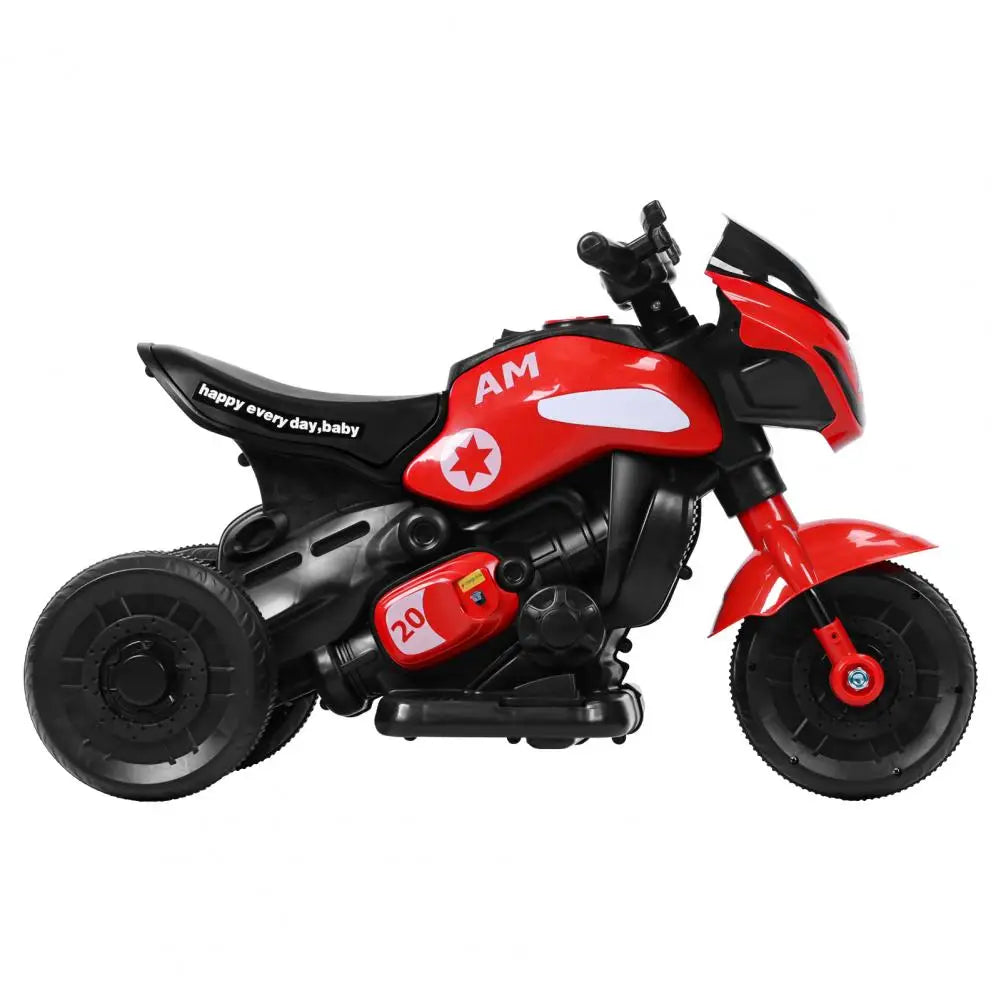 Kids Electric Tricycle, Kids Motorcycle Ride-on Car Toy, 3-Wheel Battery Powered Motorbike for Kids 1-6 Years Old, Bluetooth-com