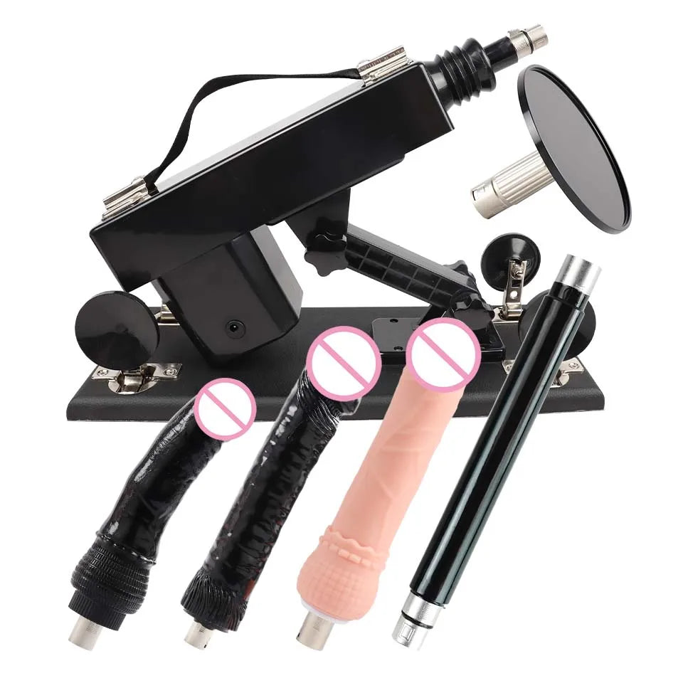 FREDORCH Sex Machine for Woman Adjustable Masturbating Pumping with 3XLR Accessories Sex Gun Love Machine for Men Adult Toys FREE Shipping